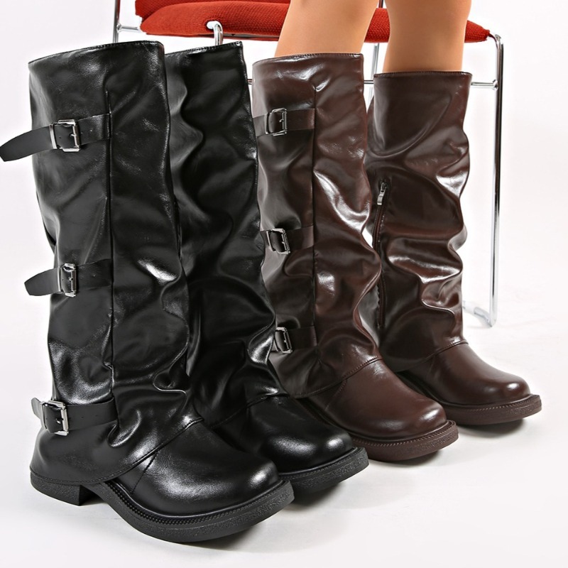 Vintage And Modern Fashion - Spring and Autumn Women's Solid Color