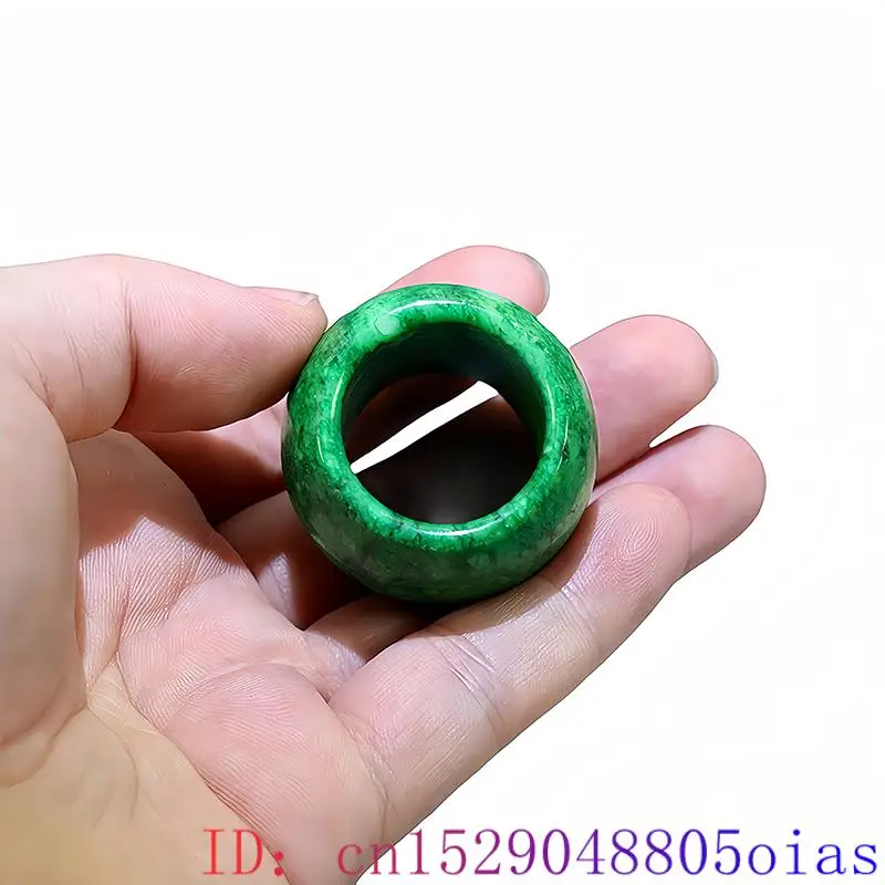 22mm Green Real Jade Rings for - огляд і ціна Vintage Fashion Ai