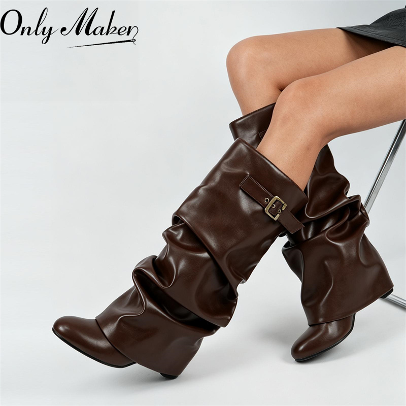 Onlymaker Brown Faux Leather S - огляд і ціна Vintage And Modern Fashion