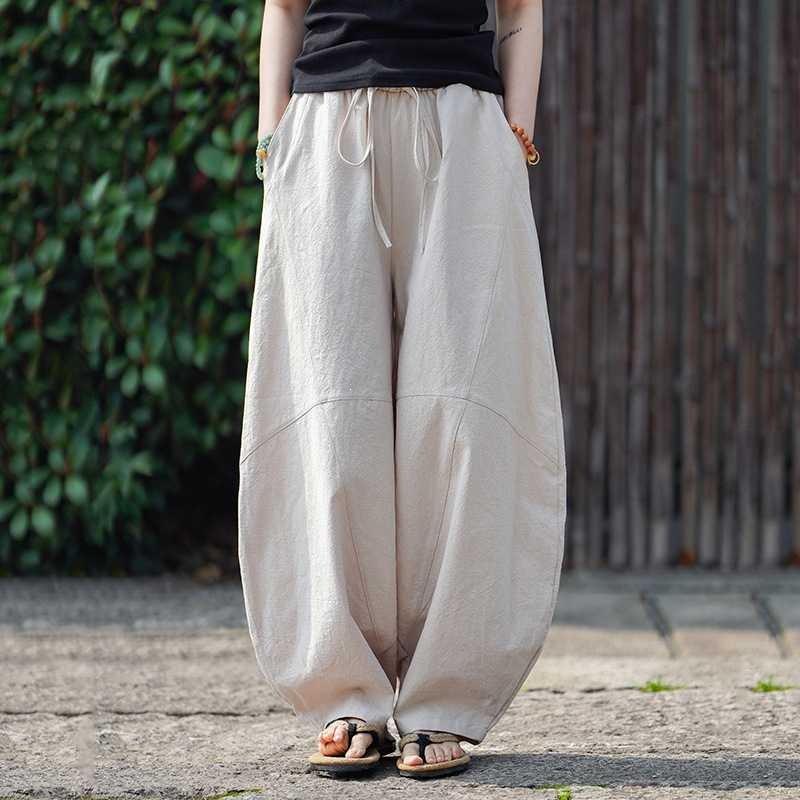Men's Cotton Linen Harem Pants - огляд і ціна Retro Track Pant
