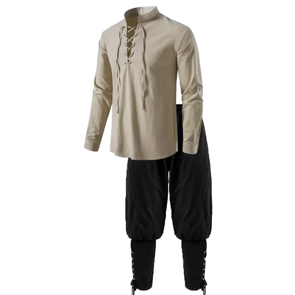 2Pcs Retro Vintage Medieval Re - огляд і ціна Retro Track Pant