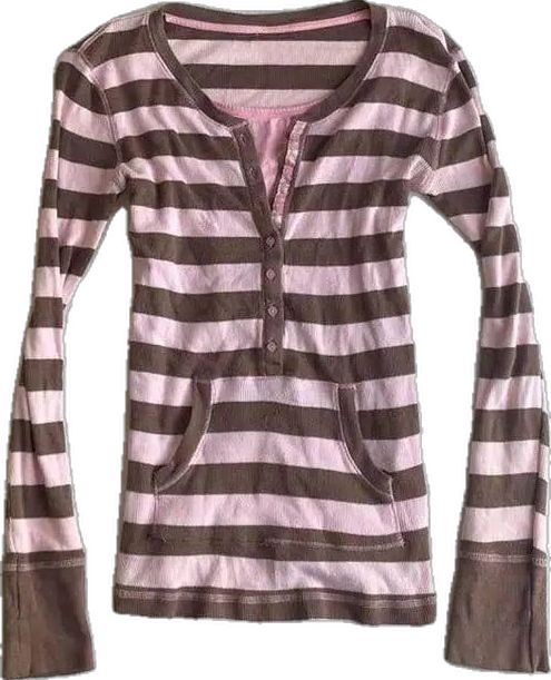 Winter T-shirt Stripe Fake 2Pi - огляд і ціна Vintage Fashion Korea