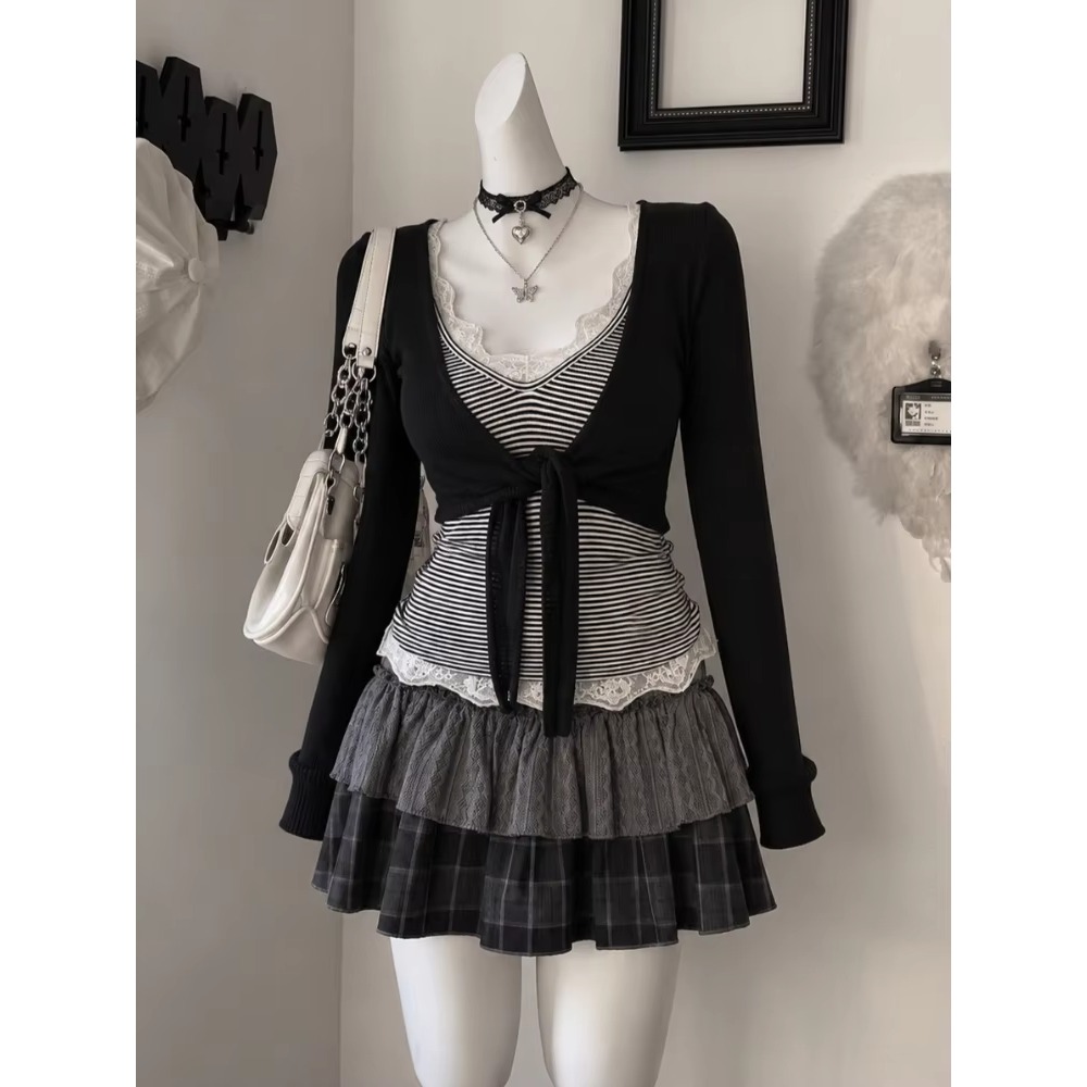 Korean Fashion 2 Piece Skirt S - огляд і ціна Vintage Fashion Ai
