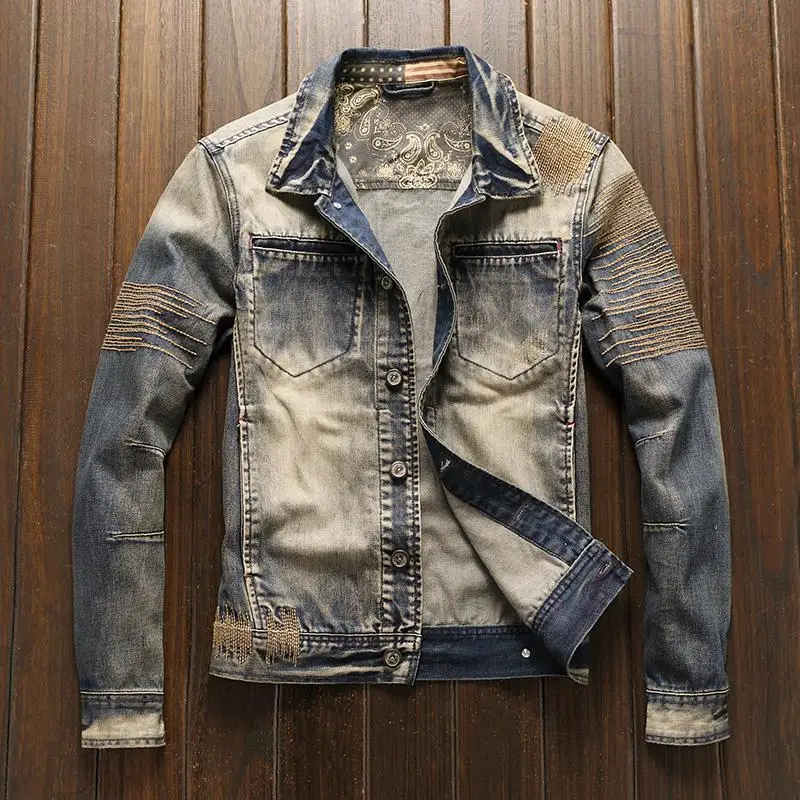 Cowboy Coat for Men Autumn Kor - огляд і ціна Vintage Fashion Korea
