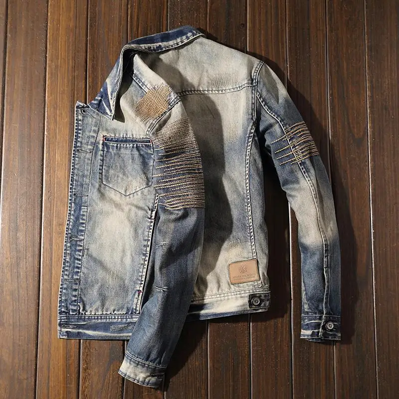 Cowboy Coat for Men Autumn Kor - огляд і ціна Vintage Fashion Korea