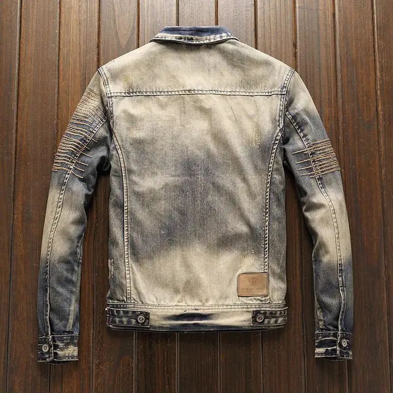 Cowboy Coat for Men Autumn Kor - огляд і ціна Vintage Fashion Korea