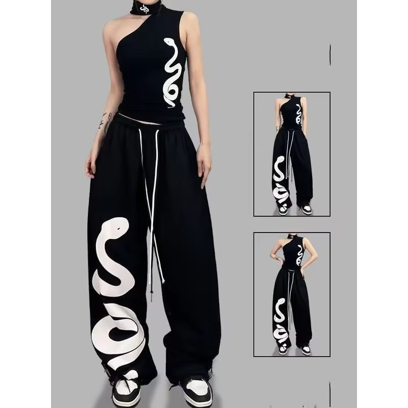 Retro Women Y2k Wide Leg Track - огляд і ціна Retro Track Pant