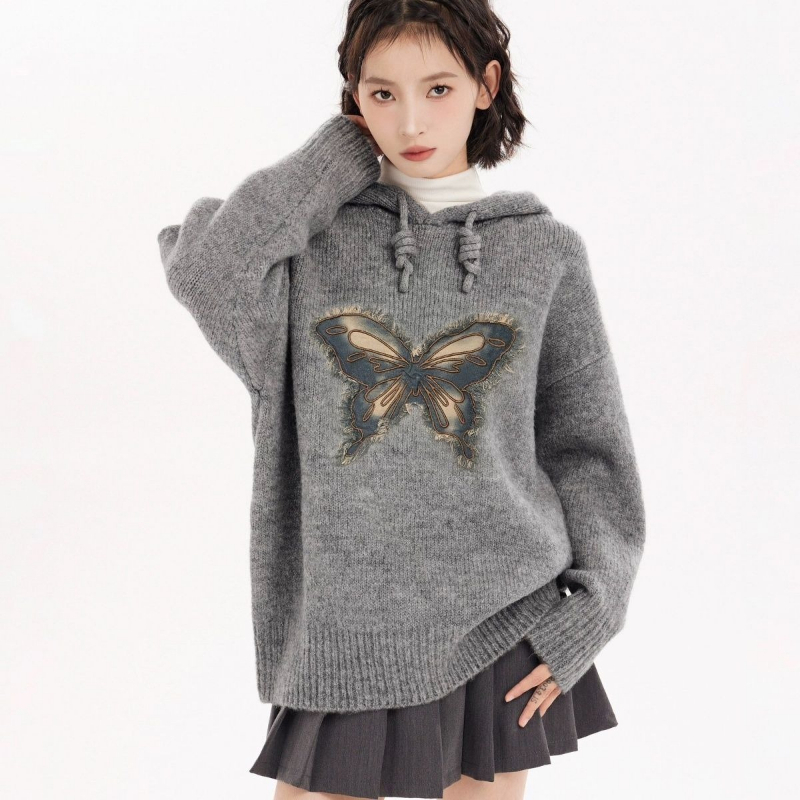 2000s Korean Fashion Loose Swe - огляд і ціна Vintage Fashion Subculture
