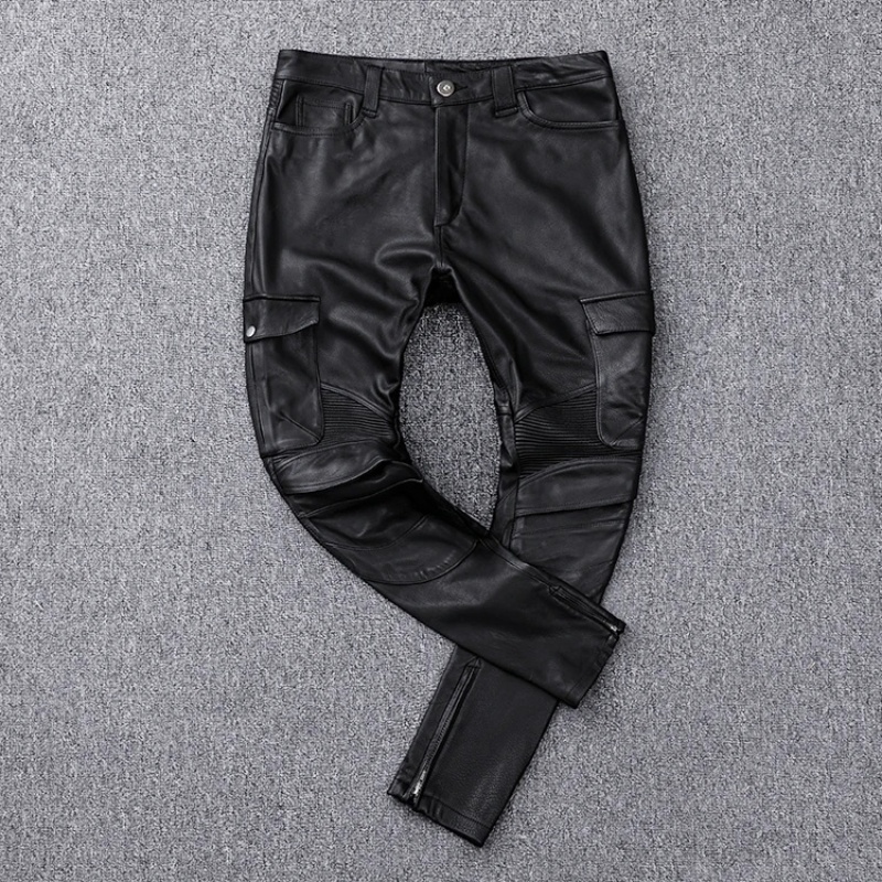 Black Winter Leather Trousers  - огляд і ціна Retro Track Pant